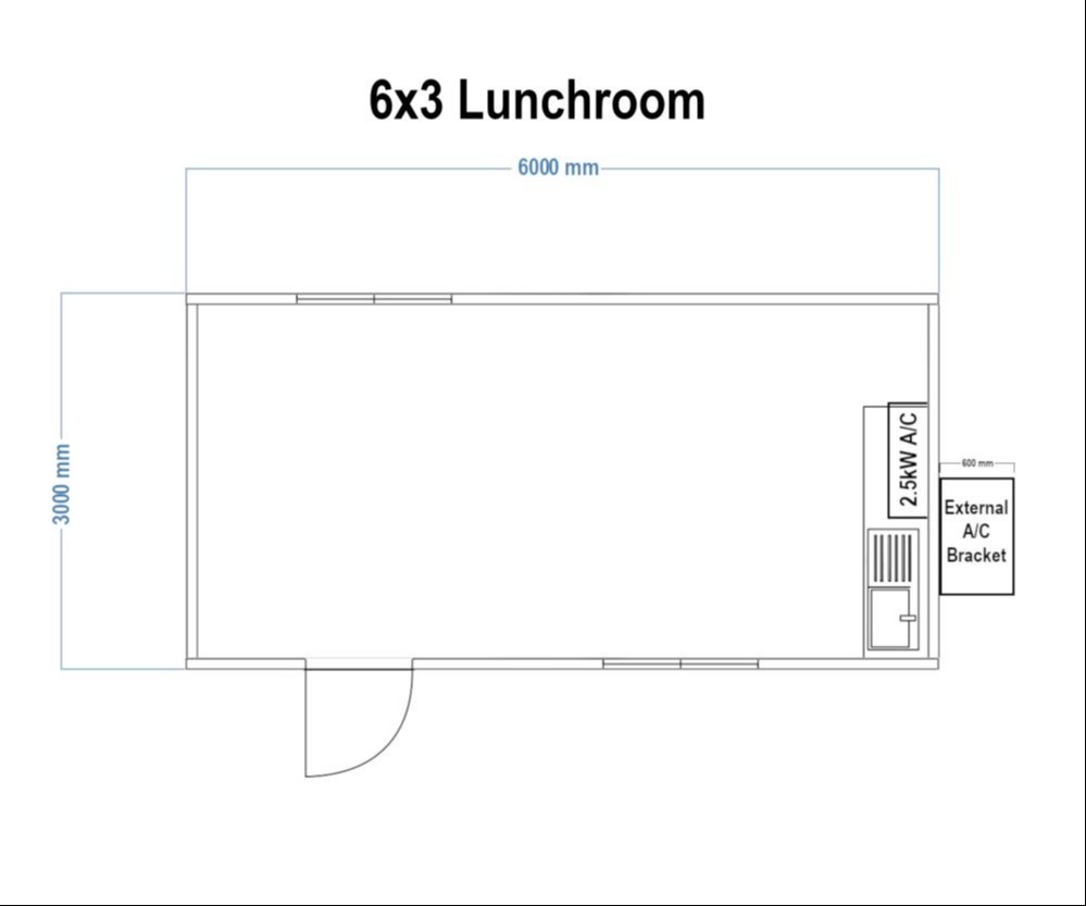 6x3 lunchroom